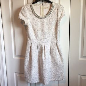Maison Jules White with Black and gray  Dress